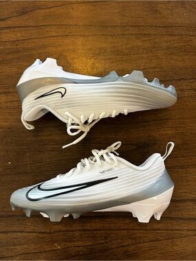 Nike Vapor Speed 3 Football Cleats White Silver Men’s 9 NWOT No Box